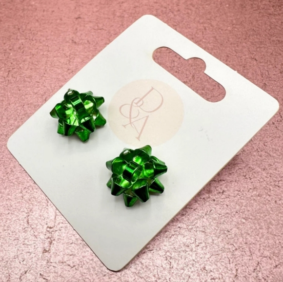 🎄2 pairs of xmas bow earrings - Picture 6 of 8